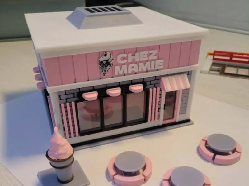 1/64 Batiment cremerie / Ice cream building