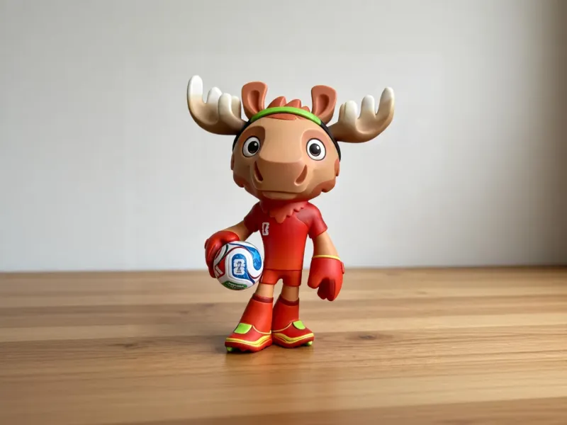 Maple - Mascota Reno de la Copa del Mundo