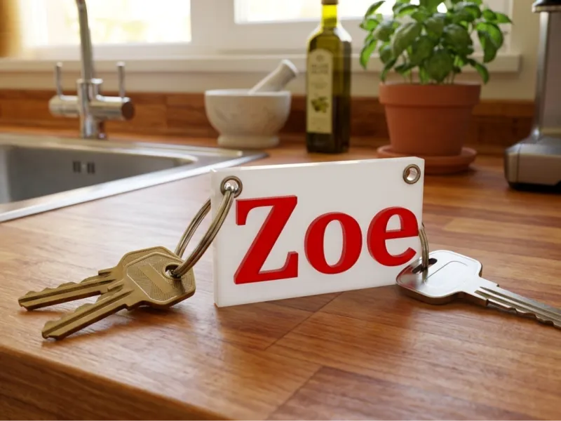 Zoe Key Chain