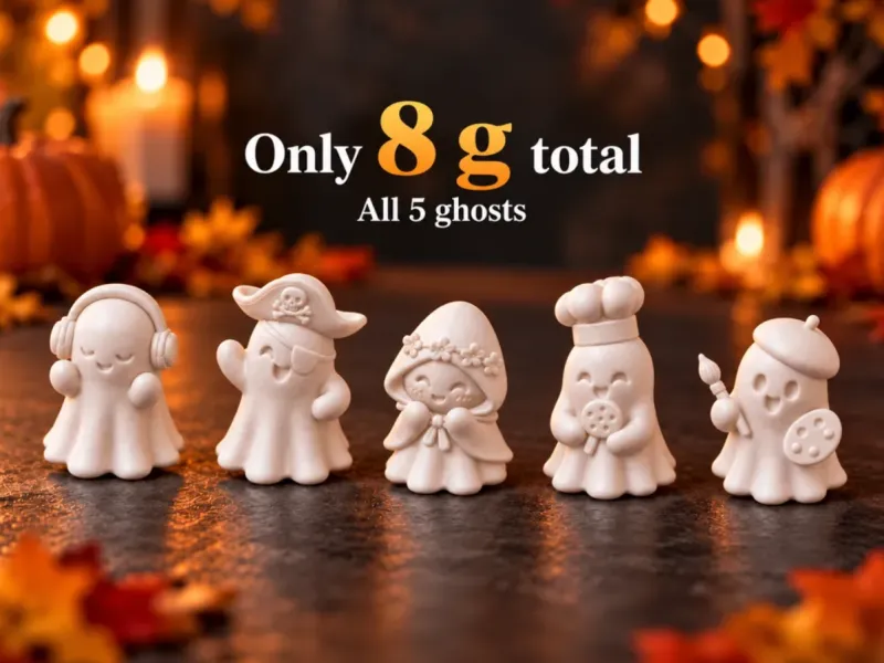 Fantômes mignons d'Halloween