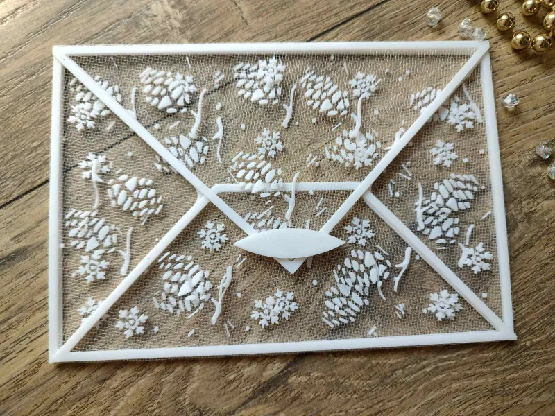 Envelope de Pinha de Natal