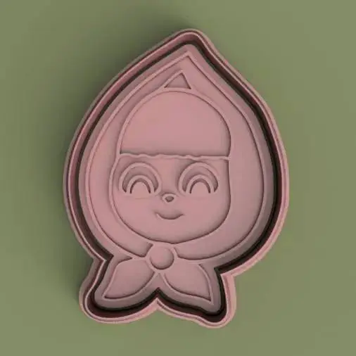 Masha and the Bear cutter + stamp