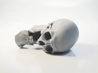 Skull Castle Gothic Sculpture 3D Printable