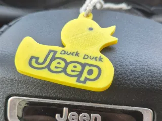 Canard jeep deco retroviseur , porte cle...