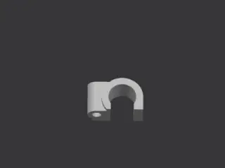Parametric Cable clip
