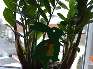 Blumentopf Stecker  "Frohe Ostern"