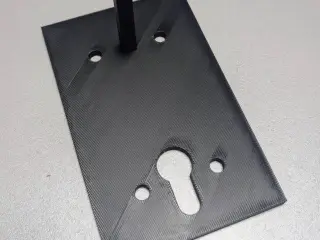 Bohrschablone für Türdrücker (Profilzylinder) – Dornmaß 72mm