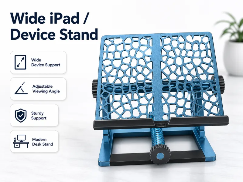 (MELHOR OPÇÃO) Suporte Ajustável para iPad/Tablet V2