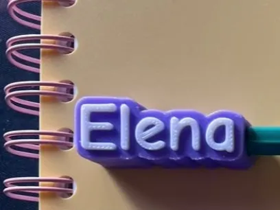 Nome personalizável para lápis ELENA