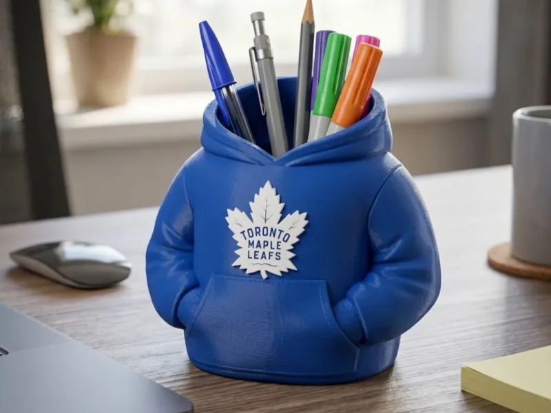 MAPLE LEAFS HOODIE PEN HOLDER / ORGANIZER