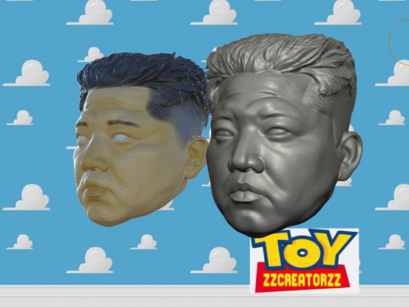 cabeza  Kim Jong-un
