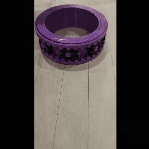 Mechanical Motion Gear Bracelet