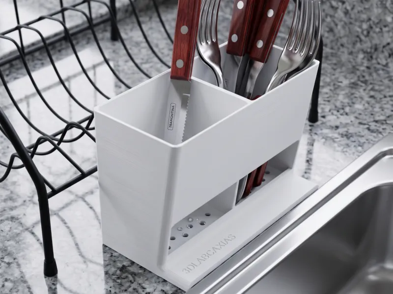 Cutlery Drainer & Organizer for Dish Racks