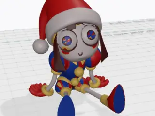 Christmas Pomni from the Amazing Digital Circus