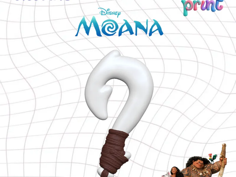 Maui Magical Fish Hook - Moana - Toy - Keyring - Charm