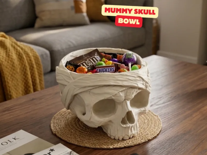 MUMMY SKULL BOWL 💀