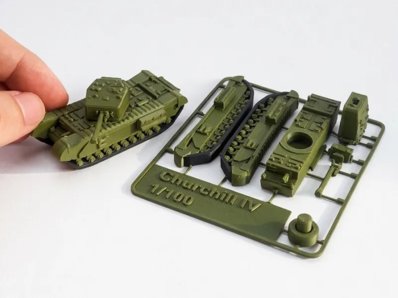 Churchill IV tank kit card