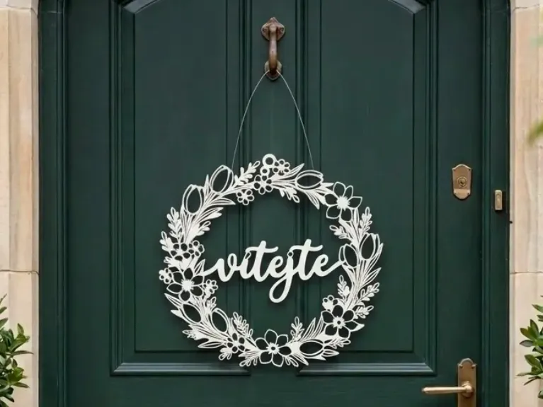 Door Wreath "Welcome" - "Welcome" - Czech