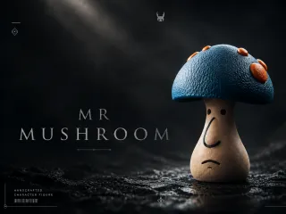 Mr Mushroom - Hollow Knight Miniature