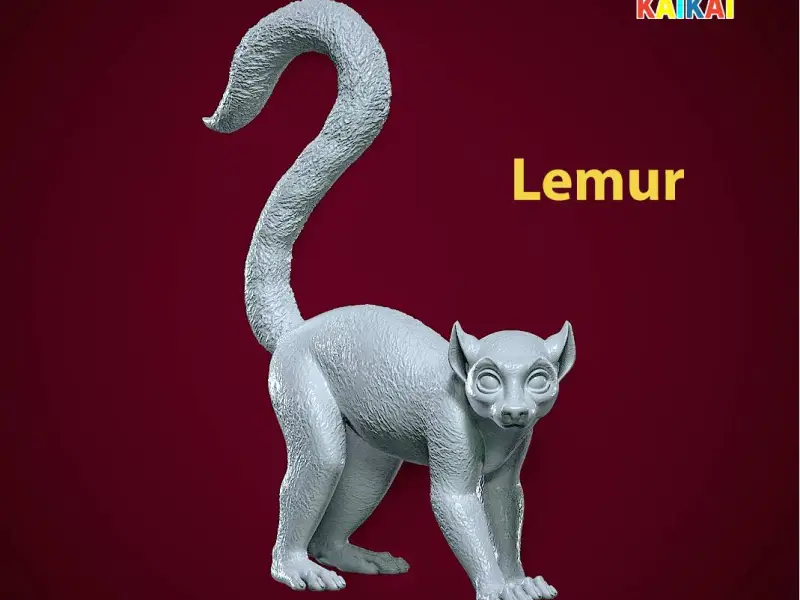 Lemur model - Gibbon statue - 3D print