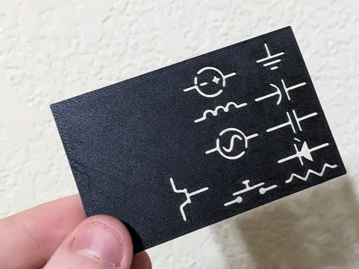 Electrical Symbol Stencil
