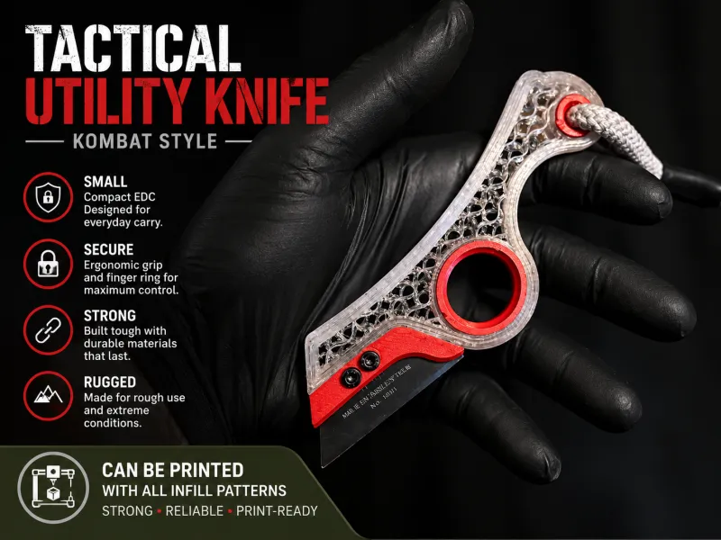 Small Tactical utility knife