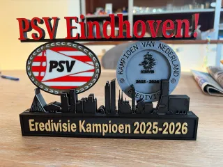 PSV Eindhoven Eredivisie kampioen 25-26 display