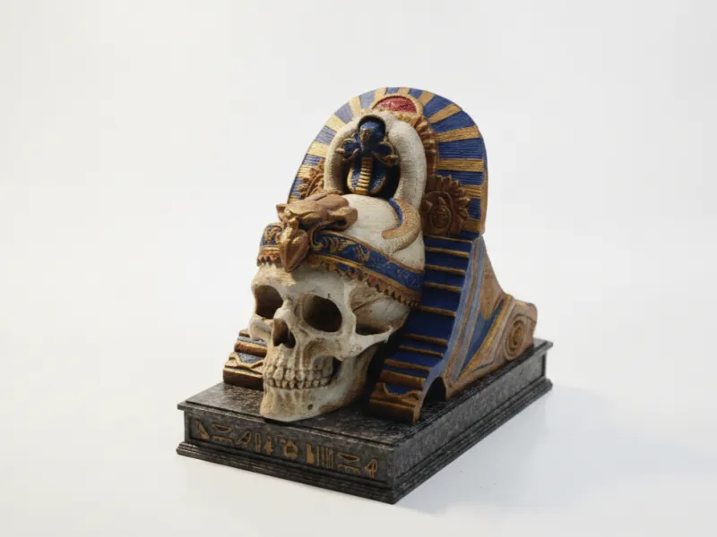 Cleopatra Skull Egyptian Sculpture 3D Printable