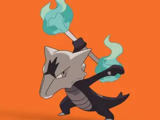 Alolan Marowak Wall Art