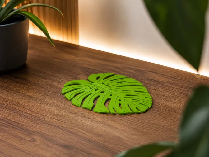 Monstera Leaf Coaster