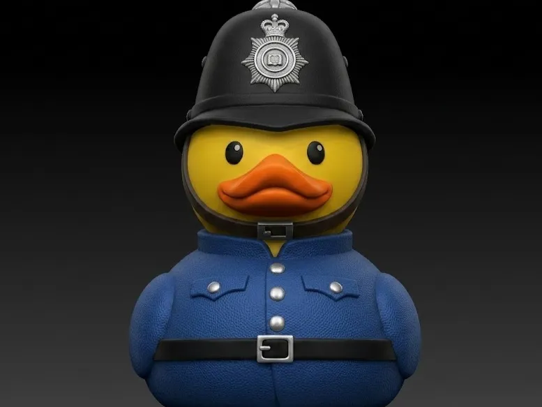 Rubber Duck - British police model - 3D print