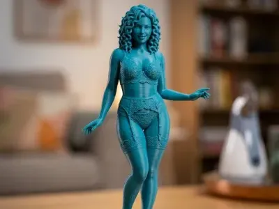 Lace Model Figurine