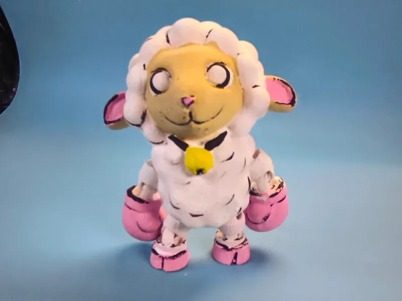 boxing sheep articulated