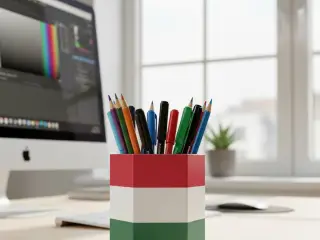 Lapicero Bandera de Hungria - pencil holder