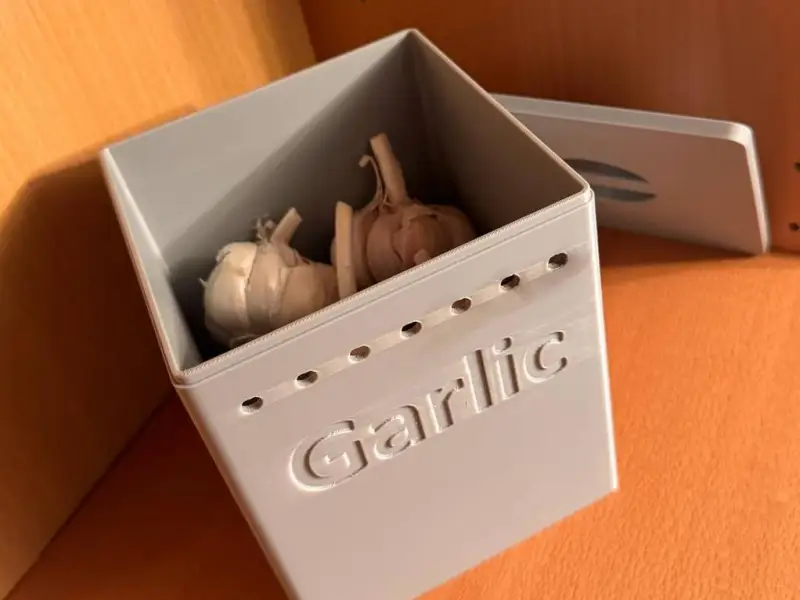Knoblauch Behälter Garlic Container