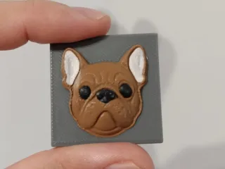 Buldog Fridge Magnet  8x2mm slot
