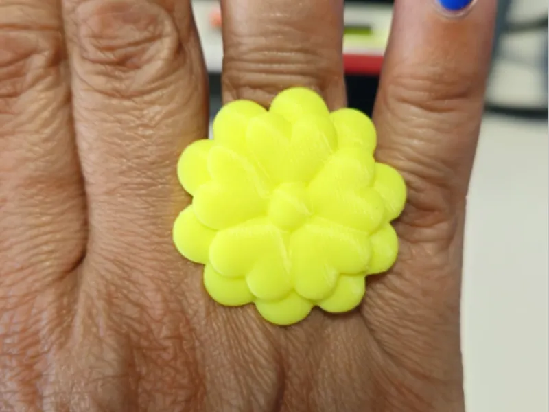 Anillo margarita simple