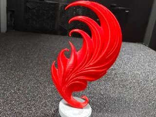 decoración pluma