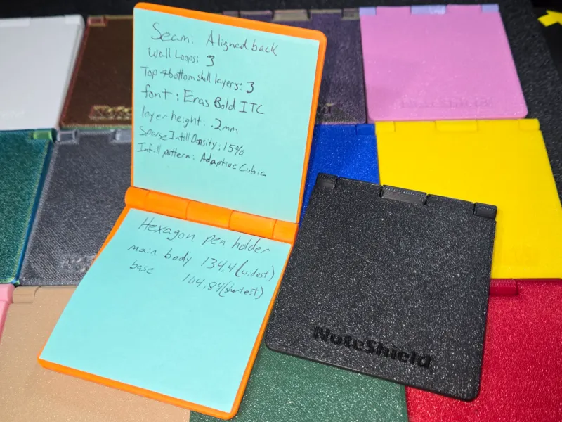 NoteShield Post-It Sticky Note Reusable EDC Pocket Protector