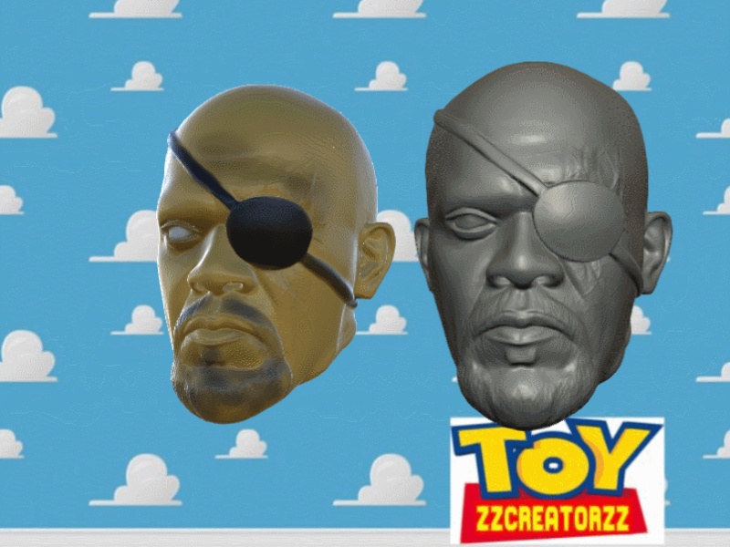 cabeza nick fury marvel