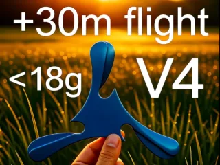 Boomerang V4 better aerodynamics (no holes)