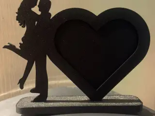 Heart couple frame