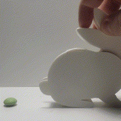 Candy pooping bunny