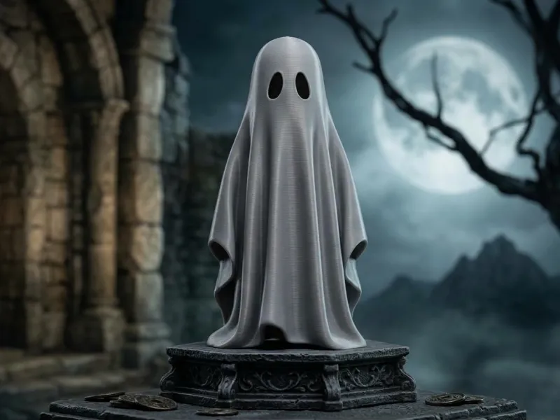 👻 El Fantasma – Figura decorativa para impresión 3D