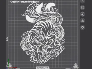 wallart 雨雲の猫又
