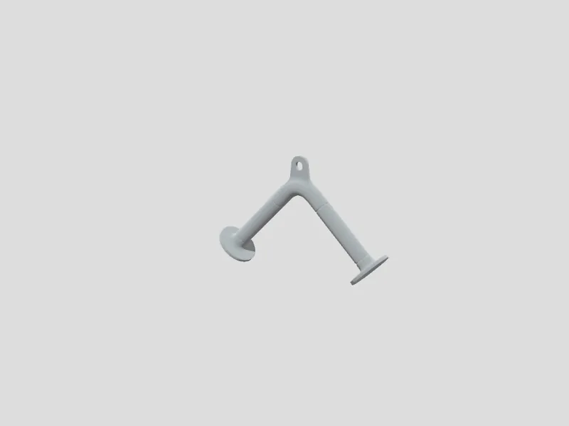 V shaped double arm hand clamp