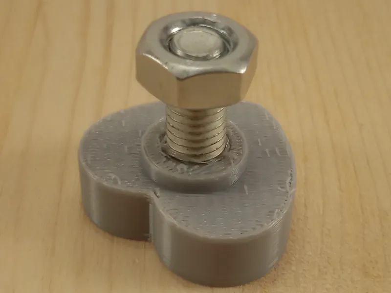Heart Knob For M10 Screw - Fixed - Not Removable (Prank)