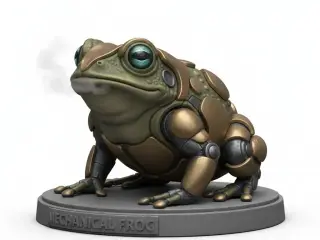 Brassbound Mechanical Frog