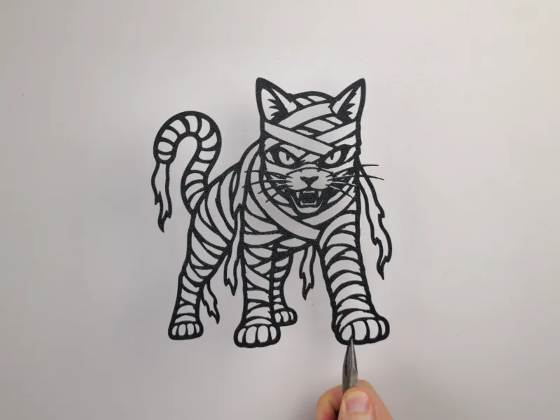Mumienkatze Wandkunst