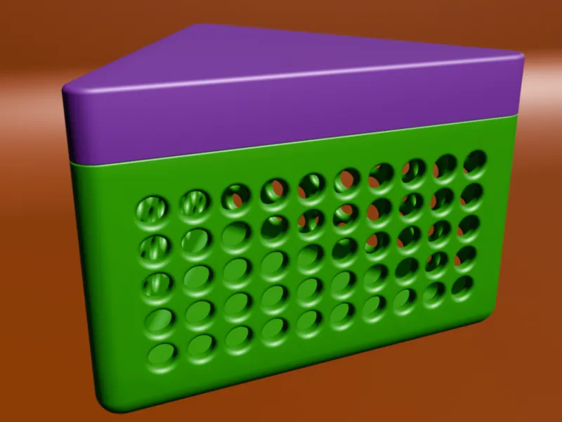 Geometric Mesh HOLL Desk Organizer V3D ID-85